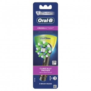 Oral-B CrossAction Andere Bürstenköpfe Schwarz | AT_OB74406
